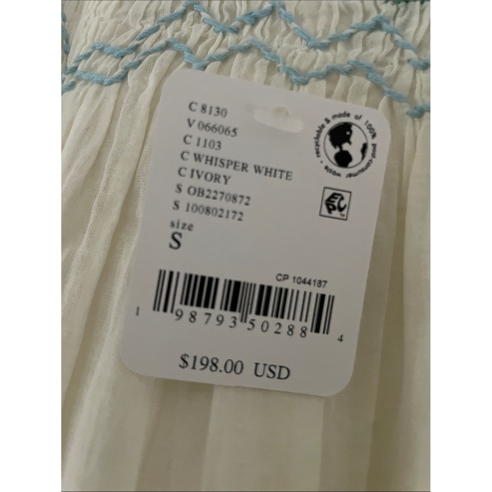 Free People Whisper White Floral Embroidered Maxi Dress OB2270872 Ivory Small - Picture 4 of 13